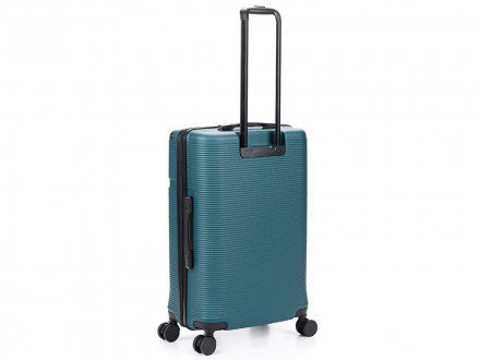 Чемодан TORBER Onego, зелёный, ABS-пластик, 69,5 х 46 х 26 см, 69 л