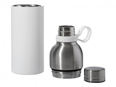 Универсальная составная термобутылка Inverse, 550 мл, белый (Р)