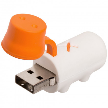 Флешка My Smart Pig, белая, 8 Гб