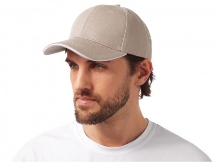 Бейсболка Cancun, песочный/белый