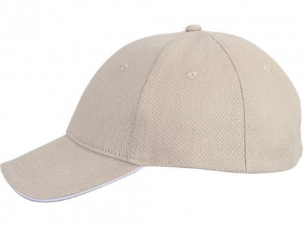 Бейсболка Cancun, песочный/белый
