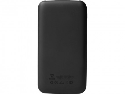 Набор из внешнего акуумулятора и универсального кабеля с подсветкой лого Reserve LED, 10000mAh, черный
