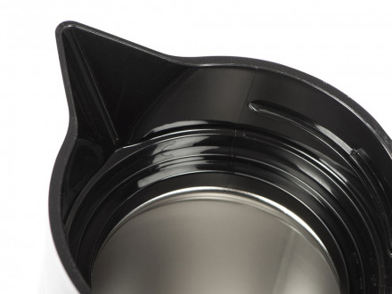 Вакуумный термокувшин Arctic с ситечком, 1200мл, черный