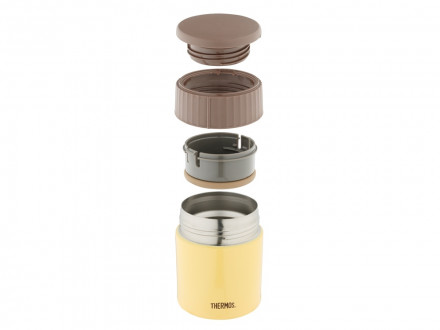 Термос из нерж. стали для еды тм THERMOS JBQ-400-BNN 0.4L, желтый