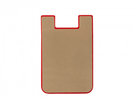 Картхолдер с креплением на телефон Gummy, красный