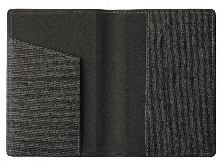 Подарочный набор Consul: обложка для паспорта и картхолдер, серый