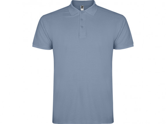 Рубашка поло Star мужская, спокойный синий