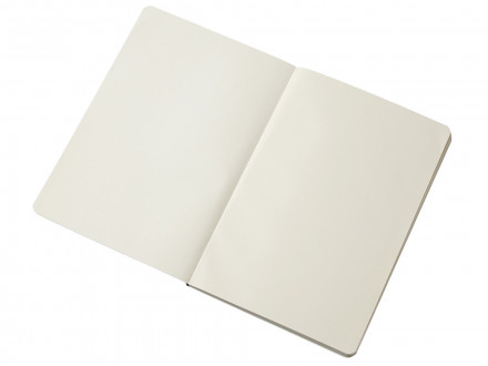 Блокнот в гибкой обложке A5 Виспи 2.0 в клетку, черный