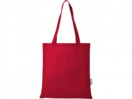 Zeus эко-сумка из нетканого материала, переработанного по стандарту GRS, объемом 6л - Красный
