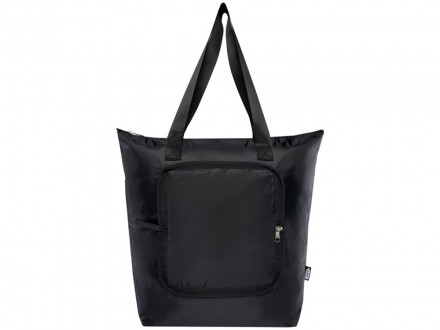 EcoFold Складная сумка-холодильник из RPET 15 л - Сплошной черный