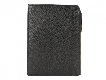 Бумажник для документов Cross Hudson Black, с ручкой Cross, кожа наппа, фактурная, черный