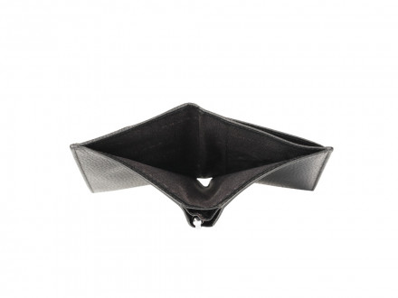 Бумажник для документов Cross Hudson Black, с ручкой Cross, кожа наппа, фактурная, черный