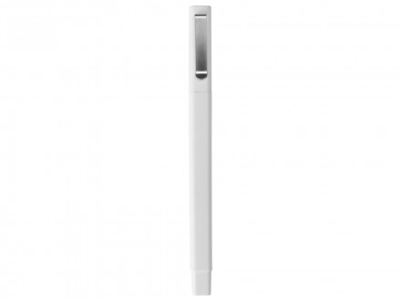 Ручка шариковая пластиковая Quadro Soft, квадратный корпус с покрытием софт-тач, белый