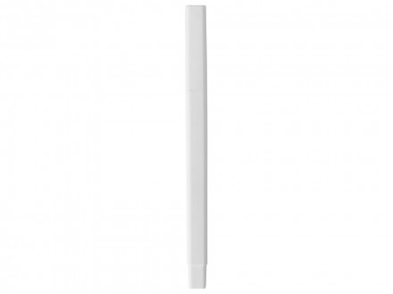 Ручка шариковая пластиковая Quadro Soft, квадратный корпус с покрытием софт-тач, белый