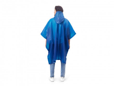Пончо Hawaii c чехлом унисекс, классический синий