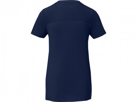 Borax Женская футболка с короткими рукавами из переработанного полиэстера согласно стандарту GRS с отличным кроем - Темно - синий