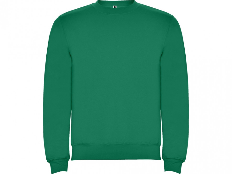 Свитшот с начесом Clasica унисекс, зеленый