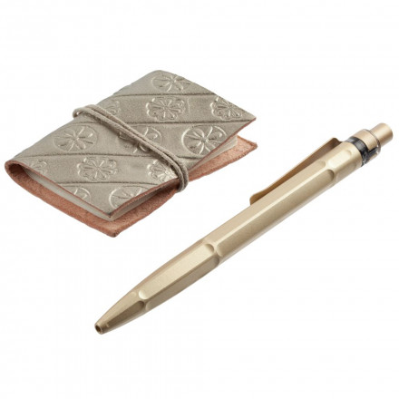 Записная книжка, бронзовая, малая