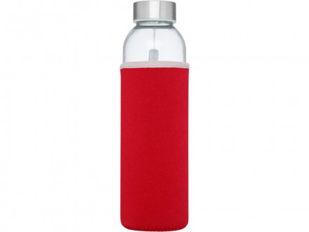 Спортивная бутылка Bodhi из стекла объемом 500 мл, красный