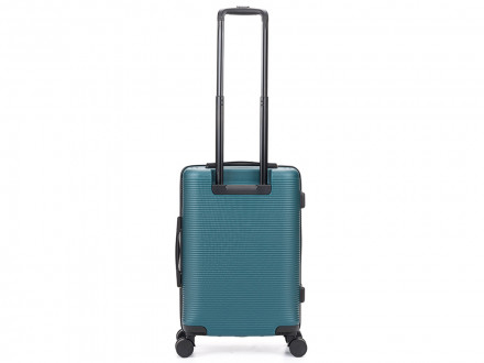 Чемодан TORBER Onego, зелёный, ABS-пластик, 59,5 х 39,5 х 24 см, 46 л
