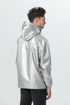 Ветровка Unit Flash, серебристая