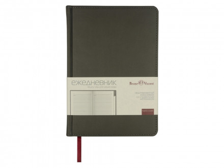 Ежедневник недатированный А5 Velvet Index (серый)