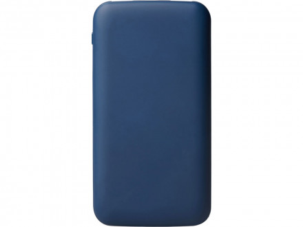 Набор из внешнего акуумулятора и универсального кабеля с подсветкой лого Reserve LED, 10000mAh, темно-синий