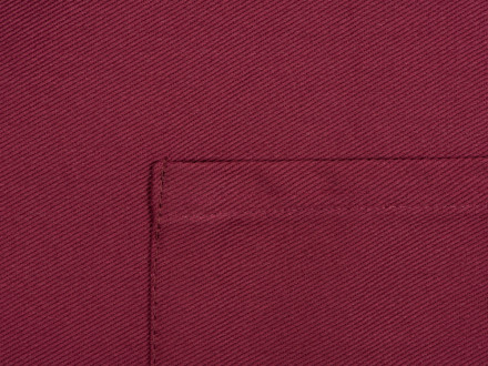 Хлопковый фартук Delight с карманом и регулируемыми завязками, бургунди