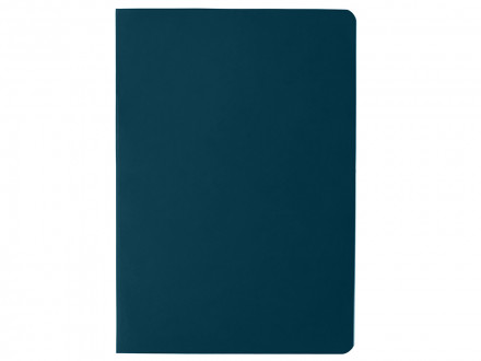 Блокнот в гибкой обложке A5 Виспи 2.0 в клетку, темно-синий