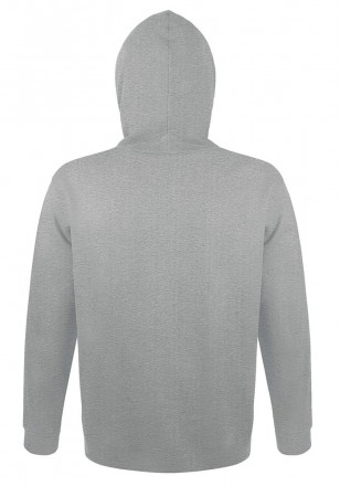 Толстовка с капюшоном Snake 280, серый меланж