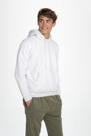 Толстовка с капюшоном Snake 280, серый меланж