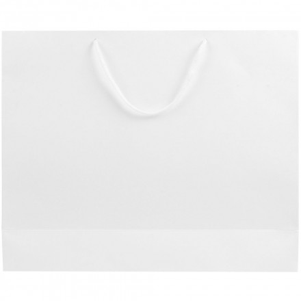 Пакет бумажный «Блеск», большой, белый