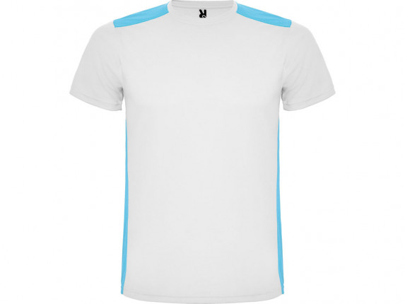 Спортивная футболка Detroit мужская, белый/бирюзовый