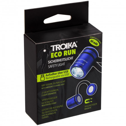 Фонарик Eco Run, синий