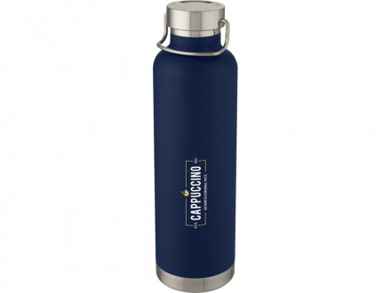 Thor, медная спортивная бутылка объемом 1 л с вакуумной изоляцией, синий