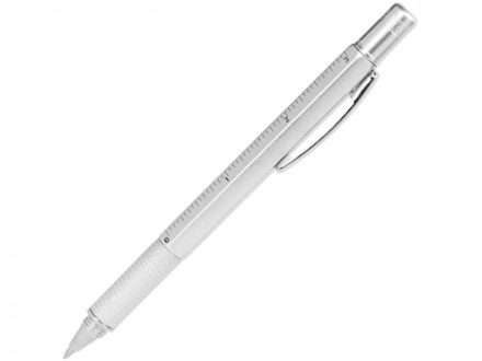 Ручка шариковая KANCHAN многофункциональная, серебристый