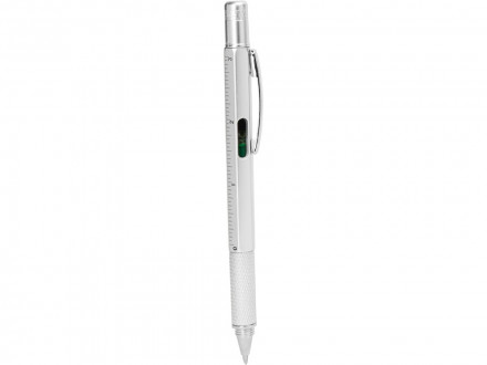 Ручка шариковая KANCHAN многофункциональная, серебристый