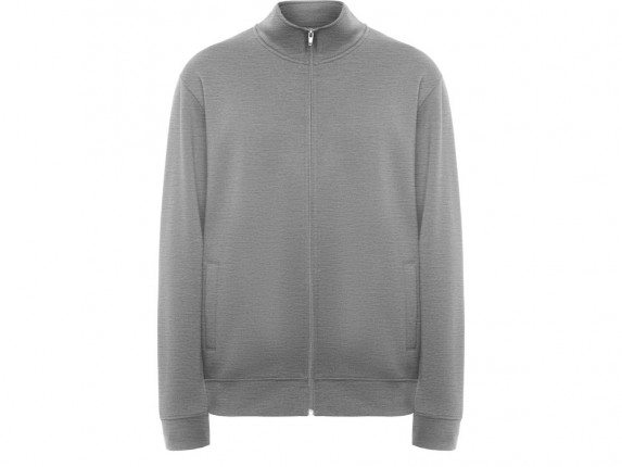 Толстовка на молнии Ulan, серый меланж