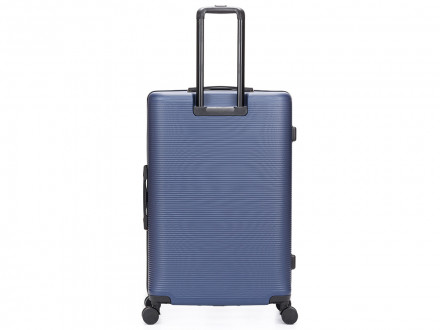 Чемодан TORBER Onego, синий, ABS-пластик, 79,5 х 51 х 29 см, 103 л