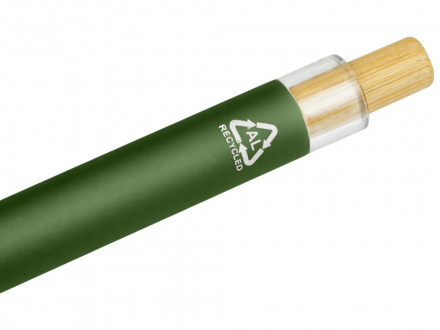 Ручка из переработанного алюминия Blossom, зеленый