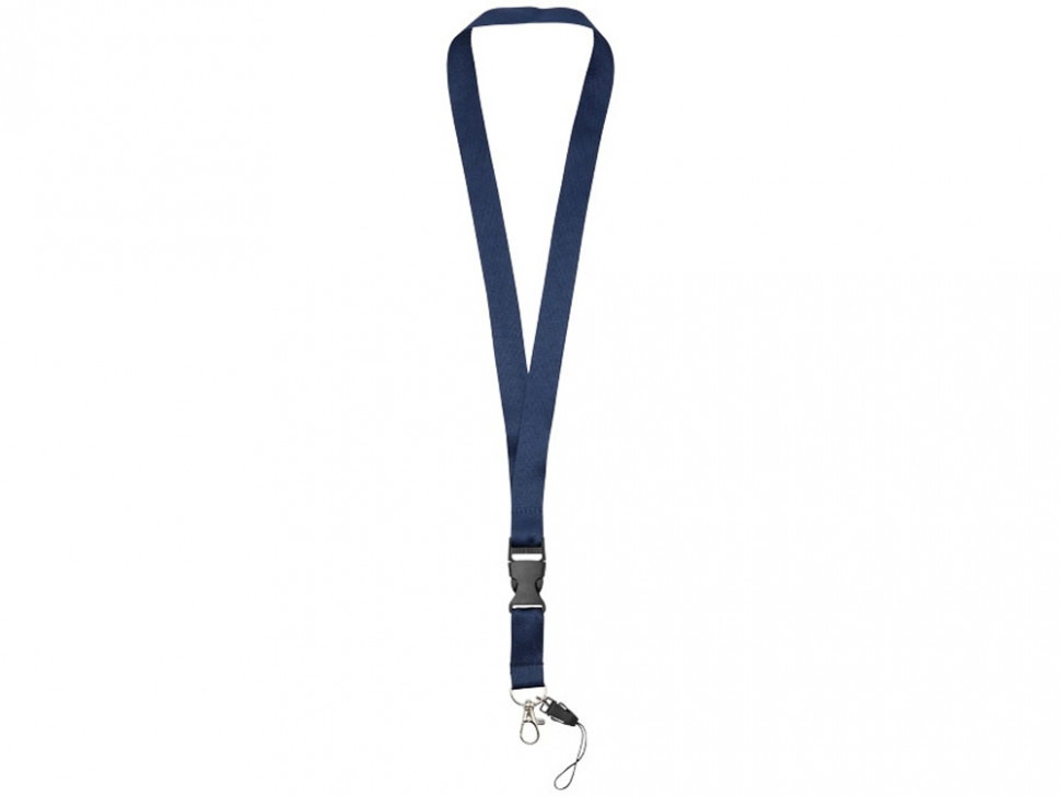 Шнурок Sagan с отстегивающейся пряжкой, держатель для телефона, темно-синий