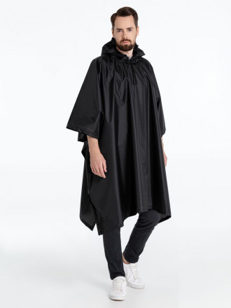 Дождевик-пончо The Galaxy, черный