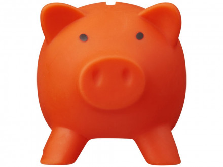 Копилка Поросенок, оранжевый