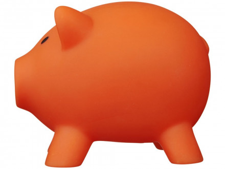 Копилка Поросенок, оранжевый