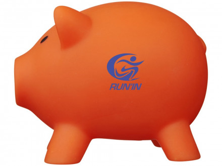 Копилка Поросенок, оранжевый