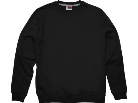 Свитшот Motion унисекс с начесом, черный