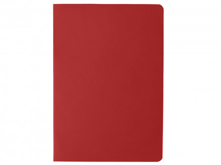 Блокнот в гибкой обложке A5 Виспи 2.0 в клетку, красный