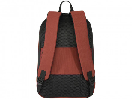 Рюкзак Luma для ноутбука с диагональю экрана 15 дюймов с защитой от кражи объемом 10 л из материала, переработанного по стандарту GRS - Brick