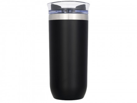 Вакуумная герметичная термокружка Twist, черный