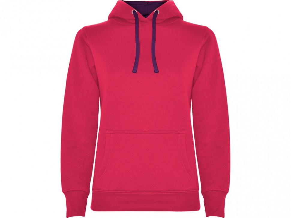 Толстовка с капюшоном Urban женская, фуксия/фиолетовый